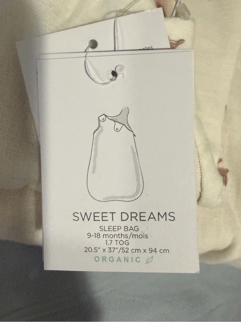 NWT! Pehr 1.7 TOG Sleep Bag - 9-18 months - Picture 6 of 6